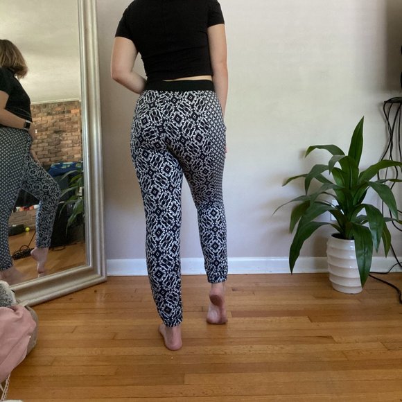 Navy Topshop Joggers - Picture 2 of 4